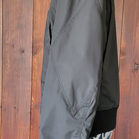 Engineered Garments Men M Black Flight Bomber Jacket USA Wool Lined Nepenthes - Picture 9 of 16